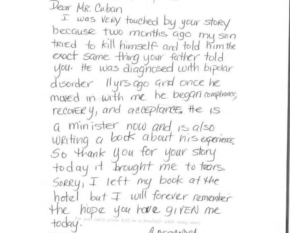 A letter to a person AI-generated content may be incorrect.