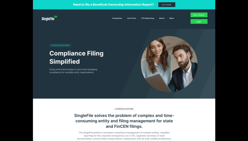 exclusive:-singlefile-raises-$9m-series-a-to-expand-its-corporate-compliance-filing-platform