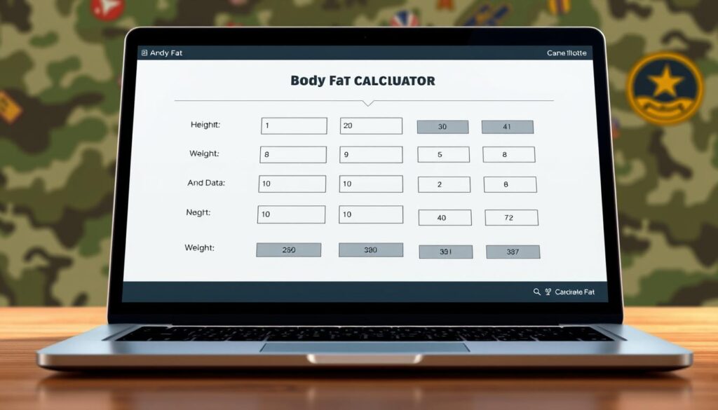 army body fat calculator