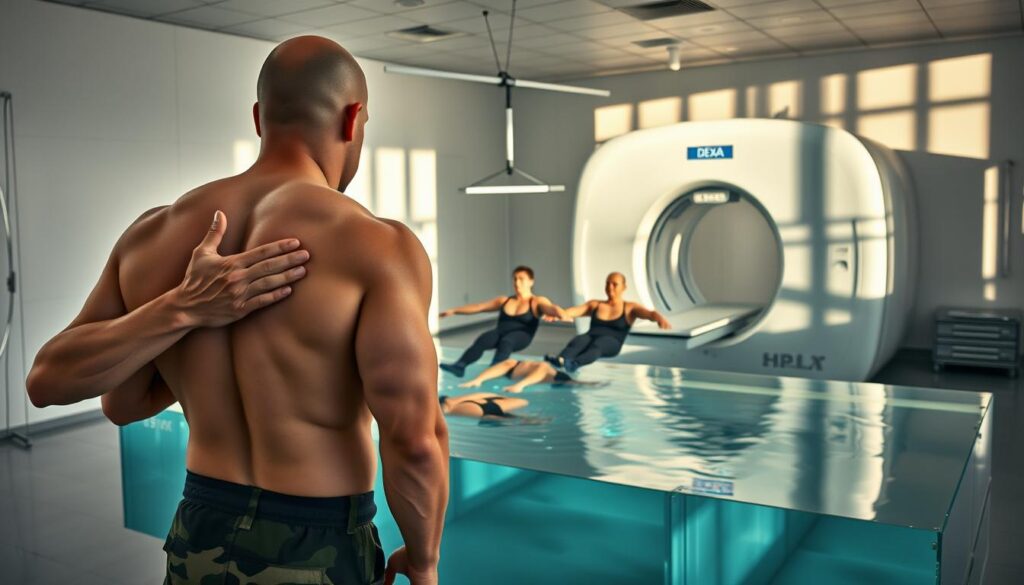 military body composition methods