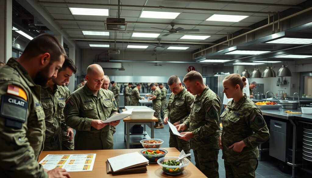 military nutrition and waist management