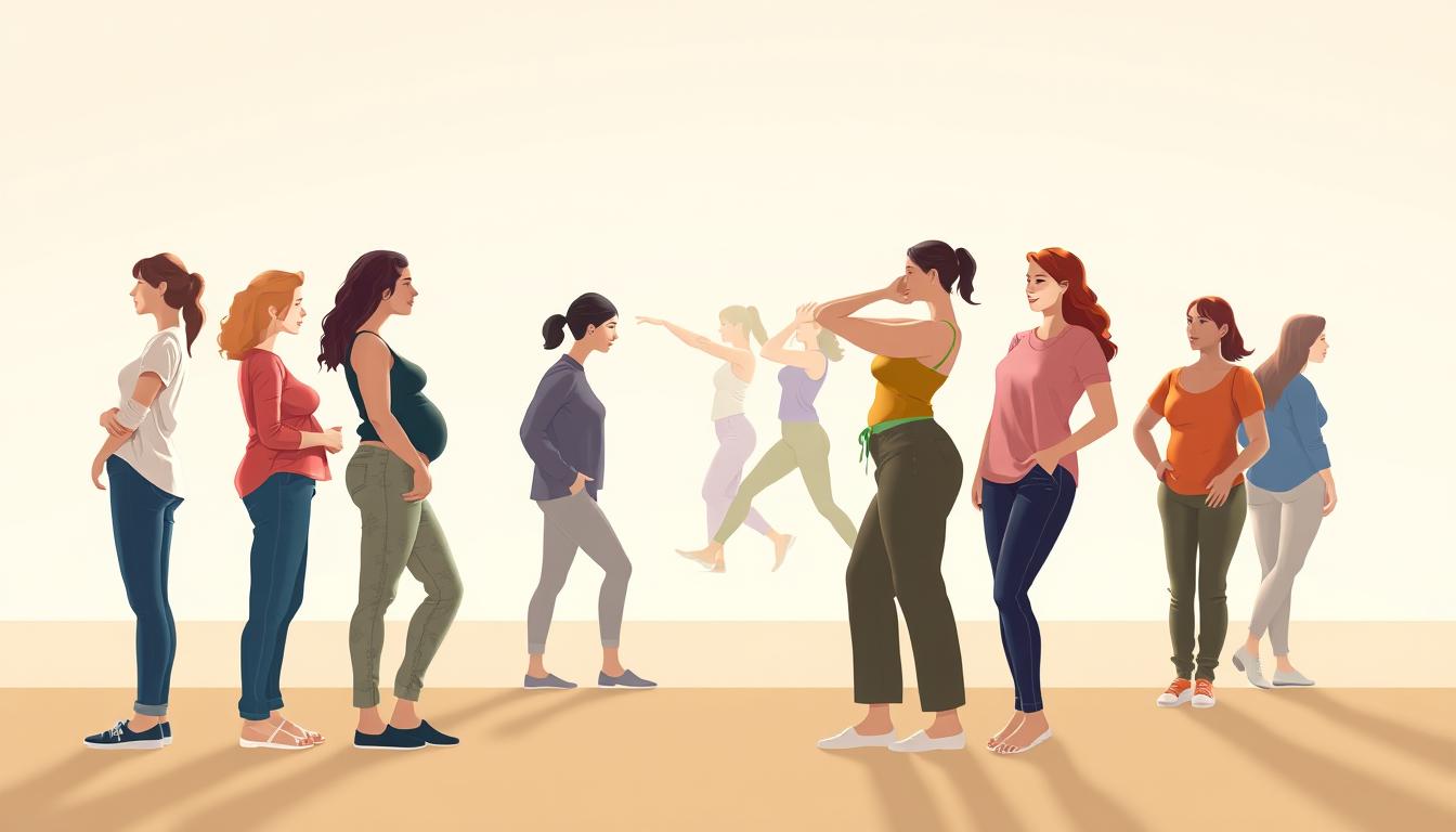 Healthy weight range for women over