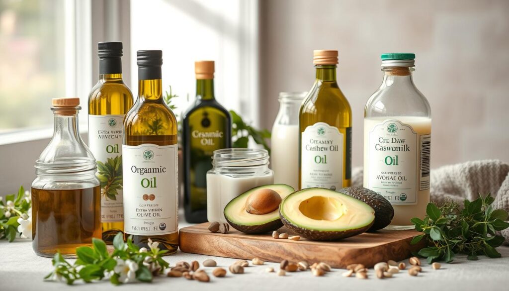 Organic oils and dairy alternatives
