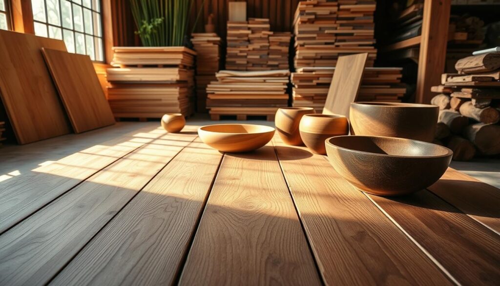 Sustainable wood materials