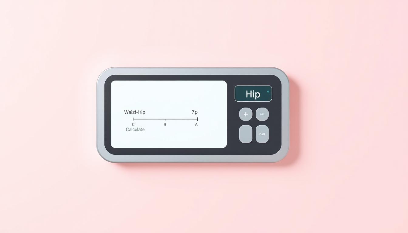 Waist-to-hip ratio calculator for health
