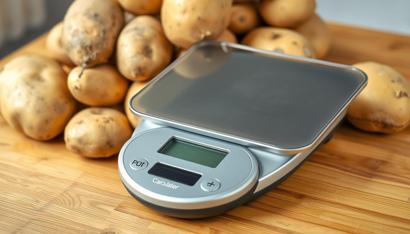 Weight calculator for potato-based diets