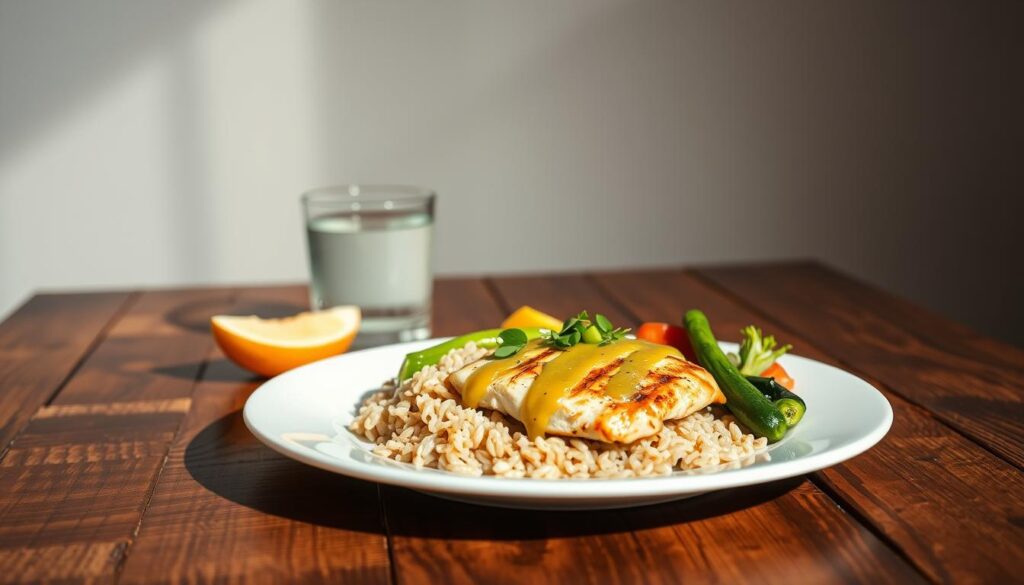 balanced diet plan for basic training