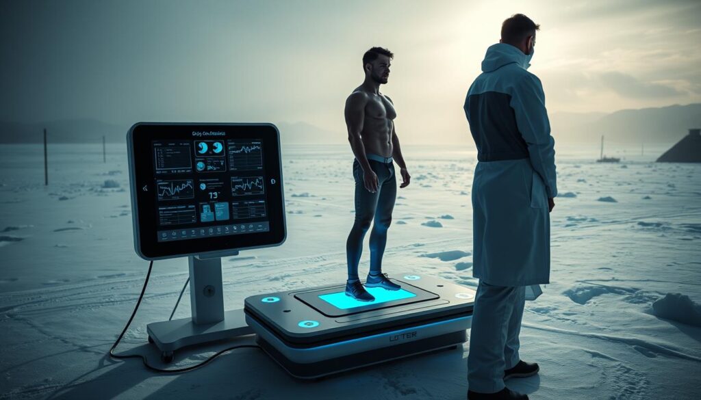 body composition analysis in cold climates