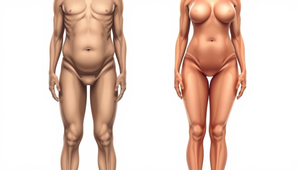 body type and fat distribution