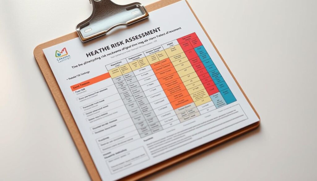 health risk assessment chart