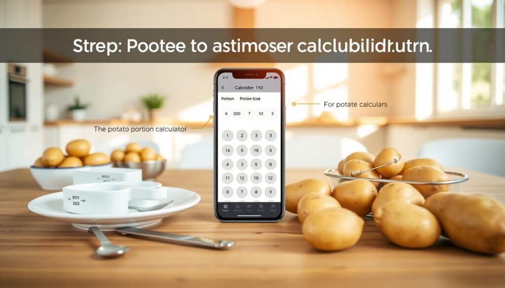 potato portion calculator steps