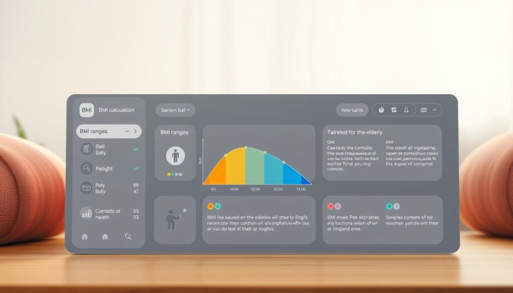 senior-friendly health tool interface