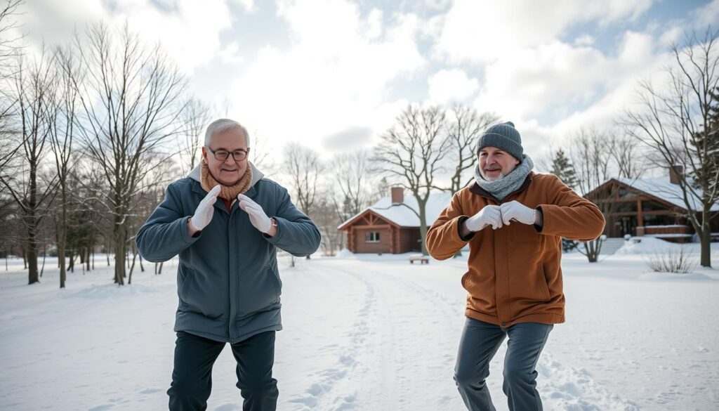 seniors winter exercise routines