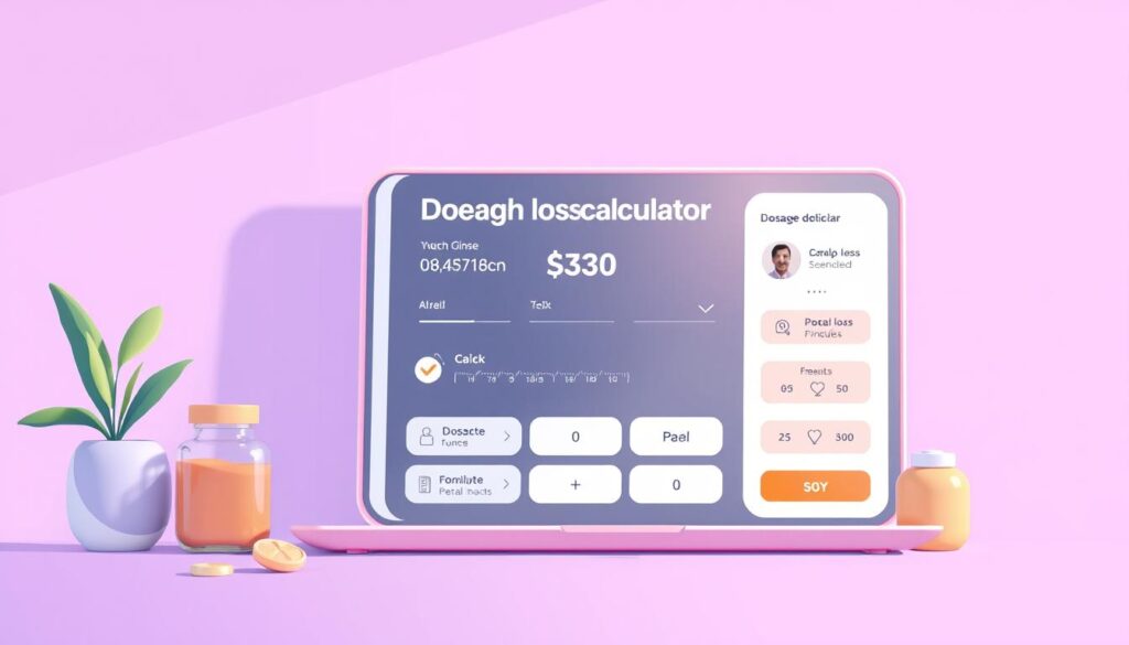 weight loss medication dosage calculator online