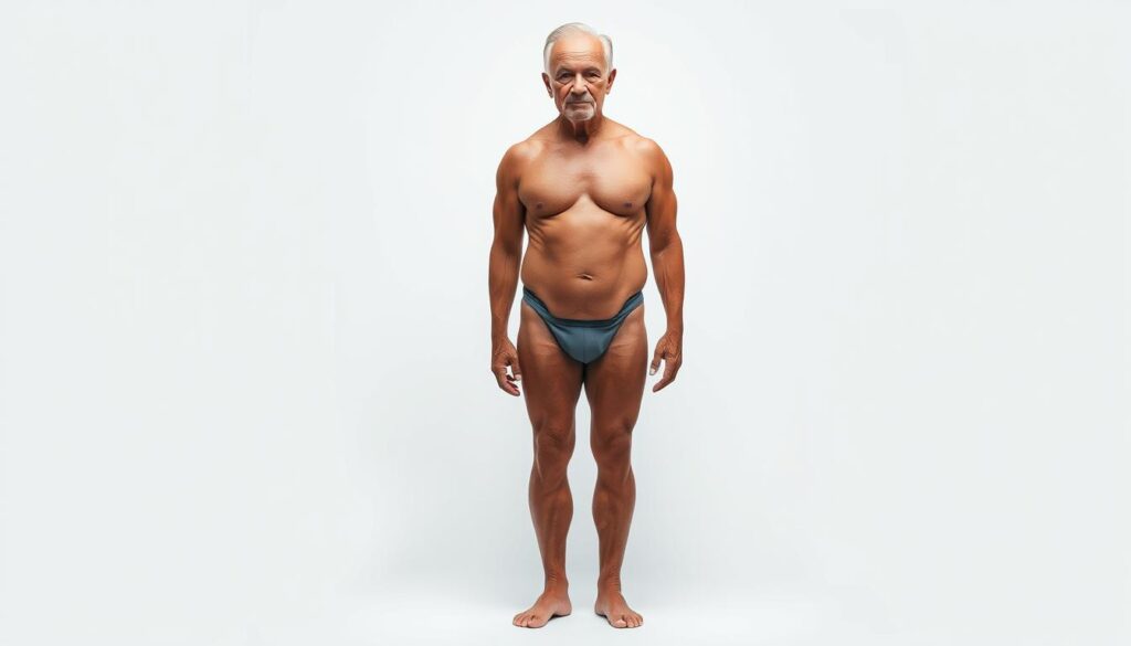 Age-related changes in muscle mass and BMI