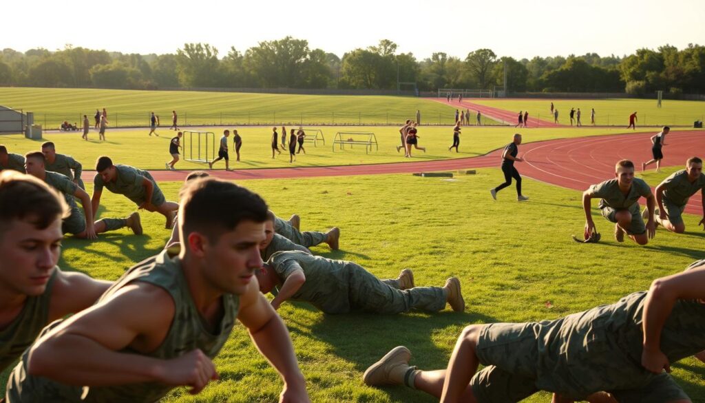 Army Fitness Test Events