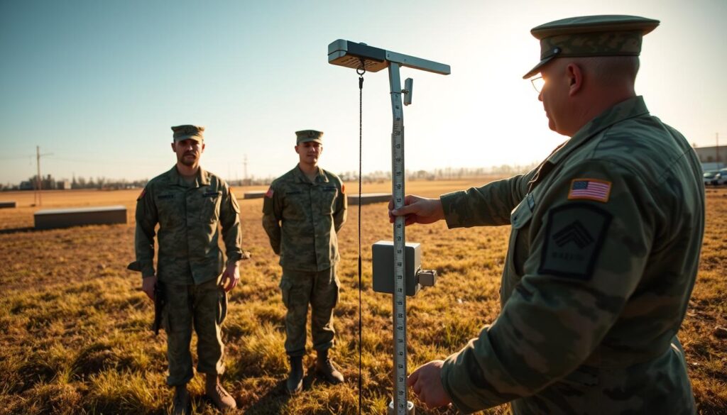 Army Height and Weight Measurement