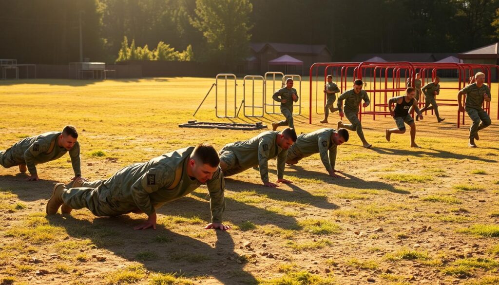Army PT test workout routines
