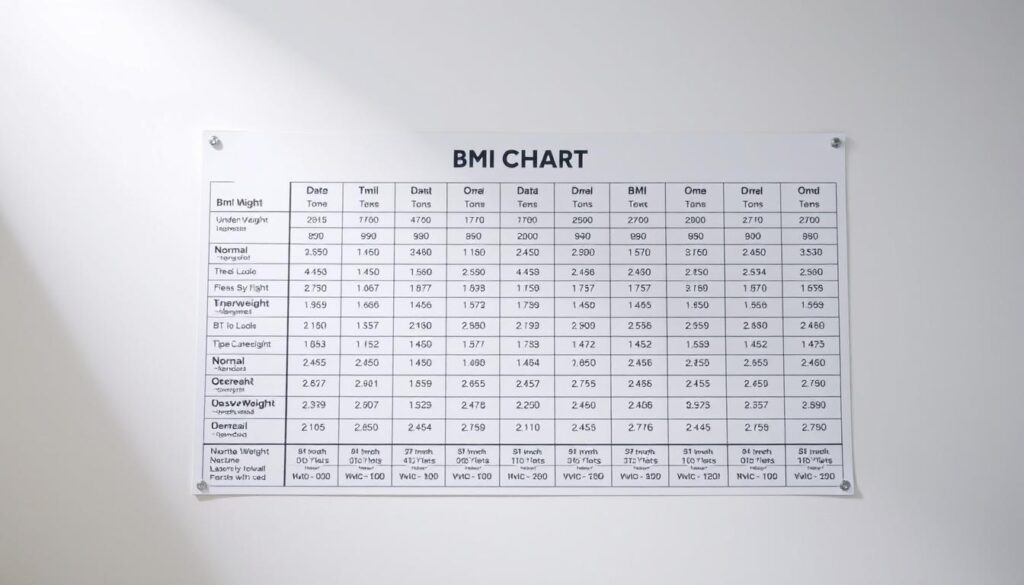 BMI Chart for Obesity