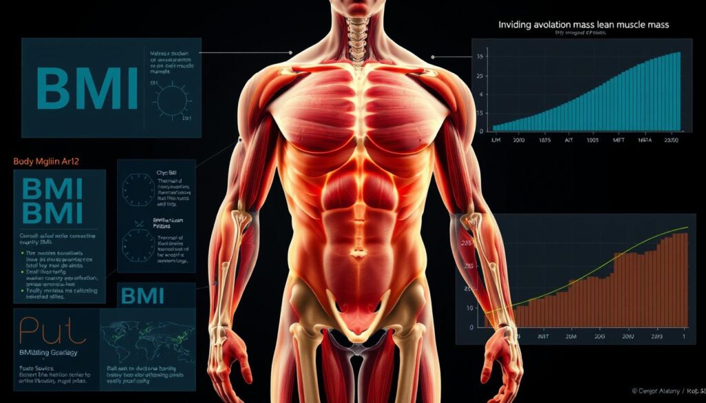 BMI and muscle mass relationship