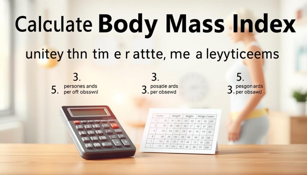 BMI calculation steps