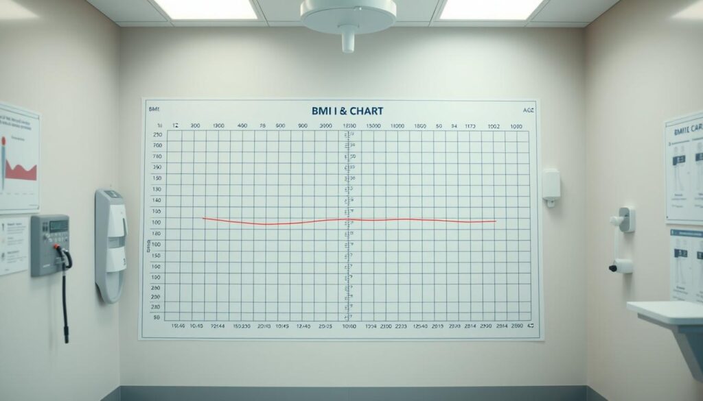 BMI chart by age and gender