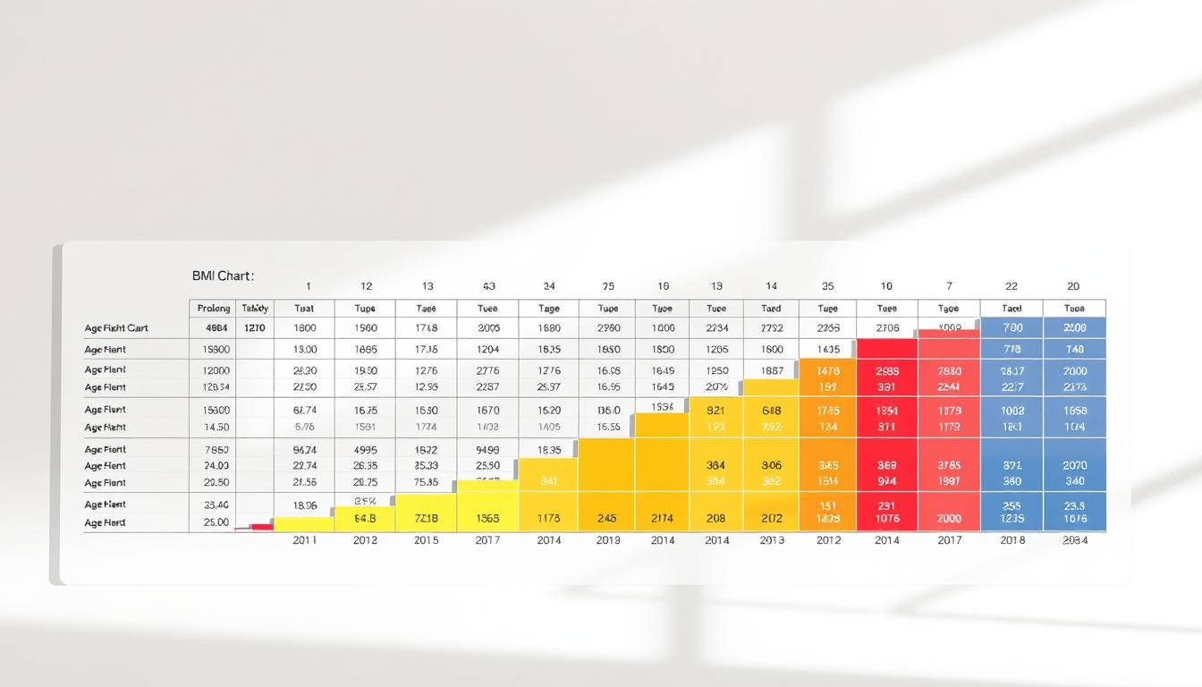 BMI chart by age