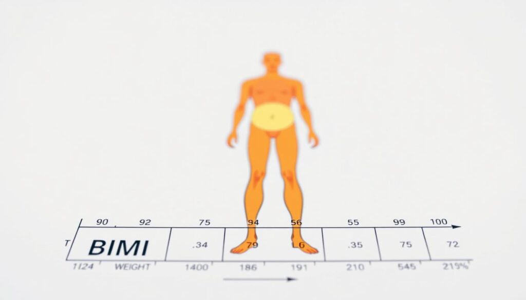 BMI formula and body fat analysis