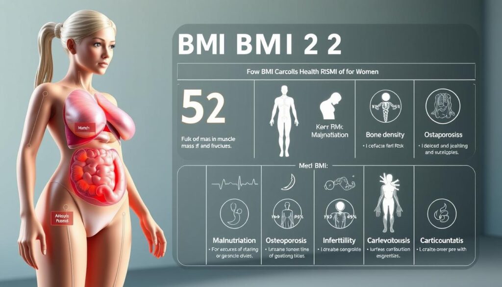 BMI health risks for women
