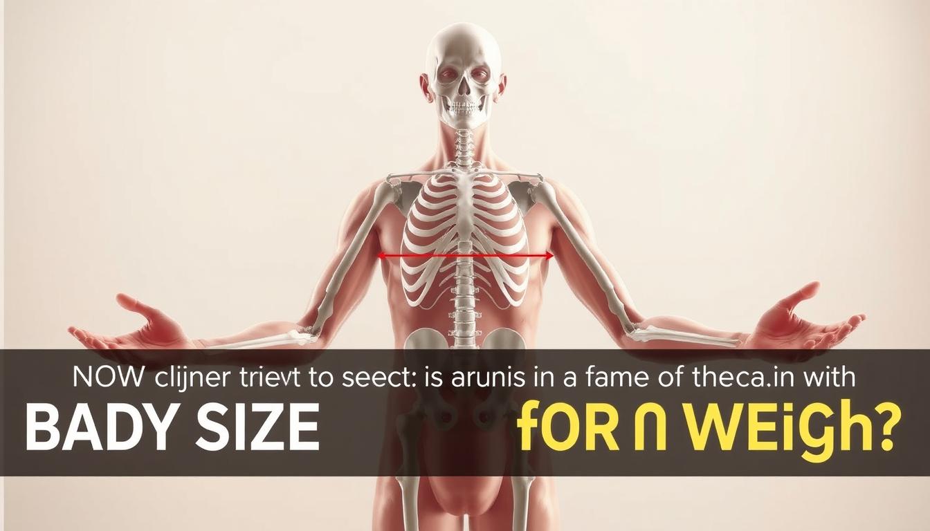 How to calculate frame size for ideal weight