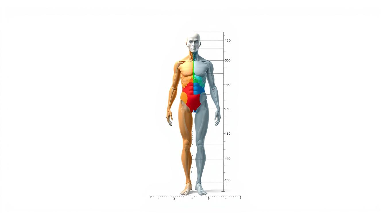 How to calculate weight distribution by body part