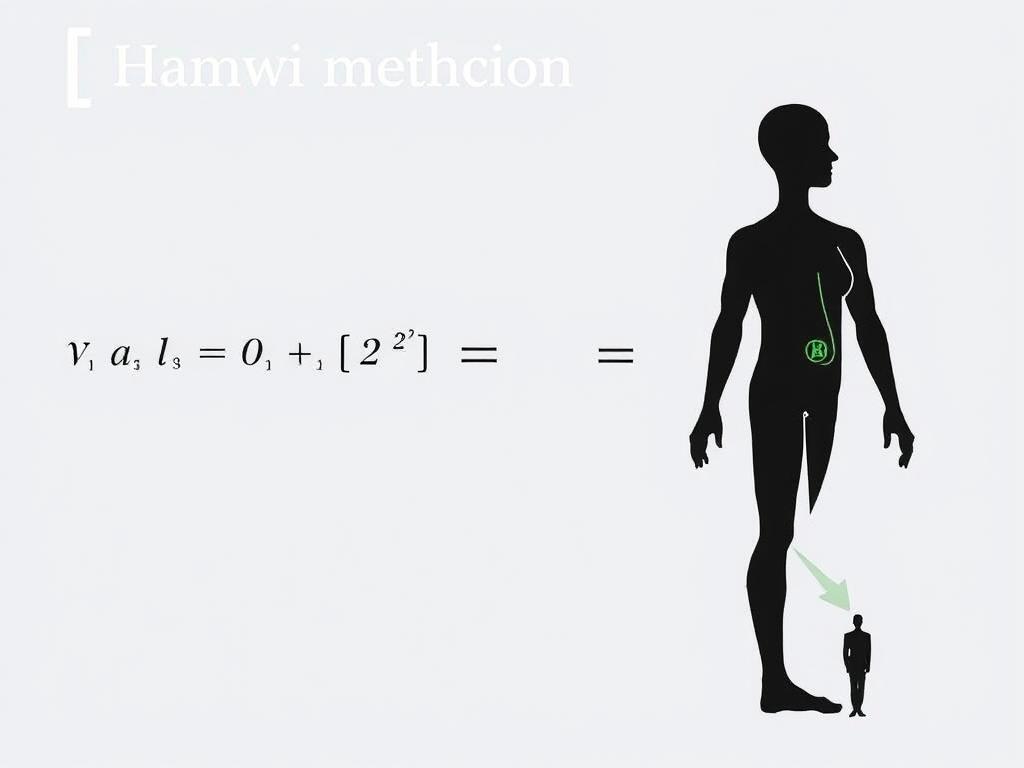 Illustration of the Hamwi method for calculating adjusted body weight