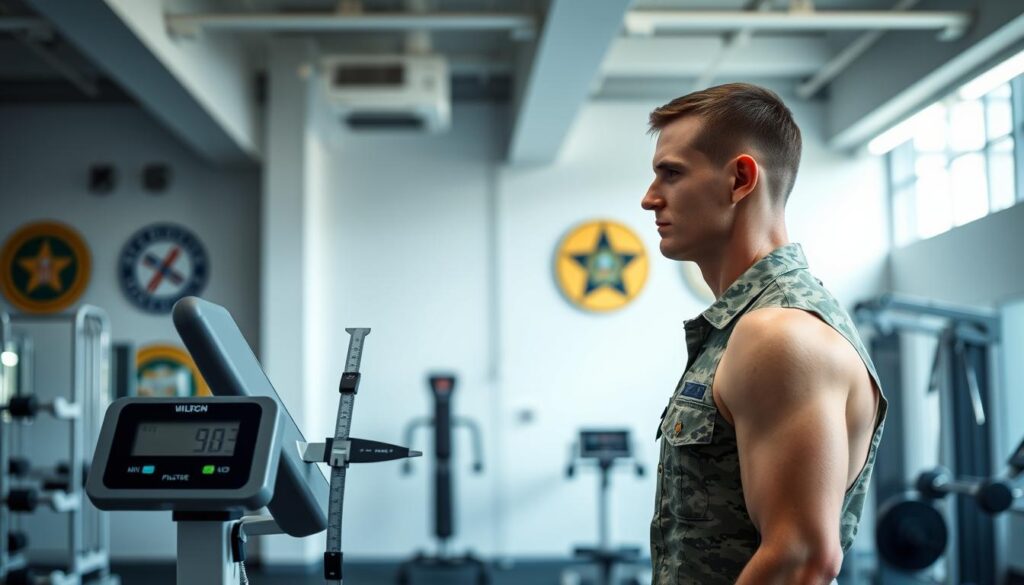 army body fat test