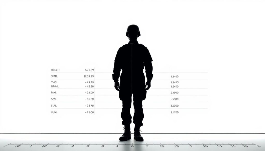 army height and weight requirements