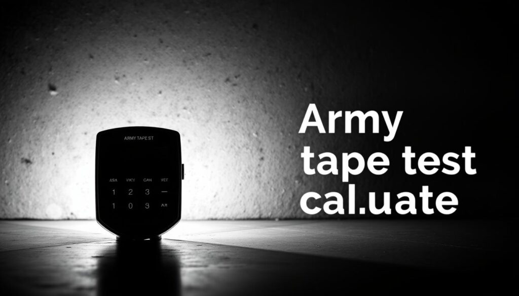 army tape test calculator