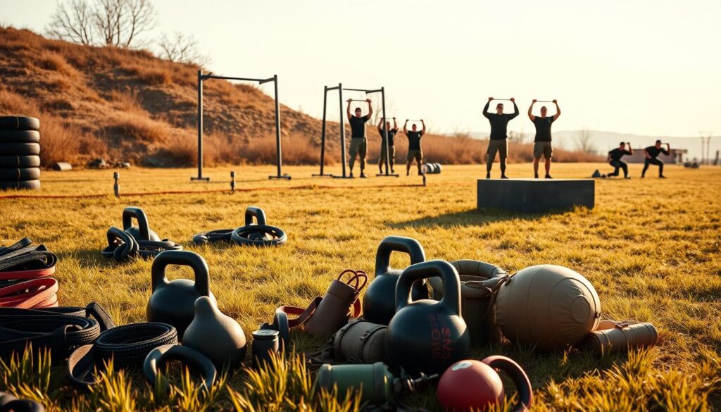 army workout equipment