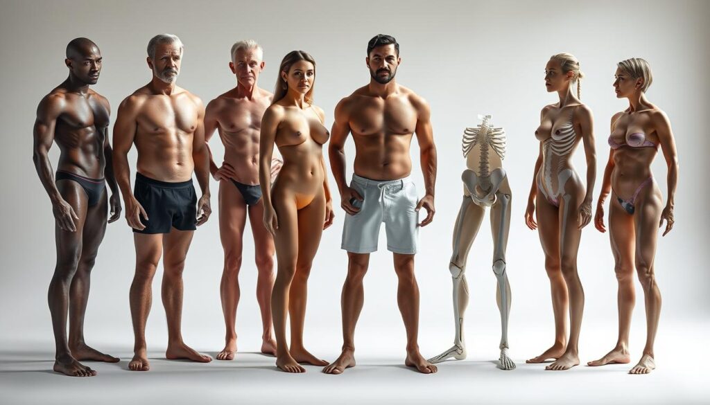body composition ethnicity gender variations