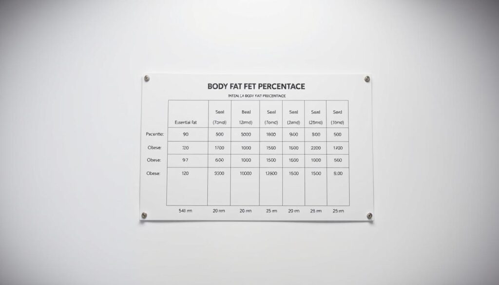 body fat percentage chart