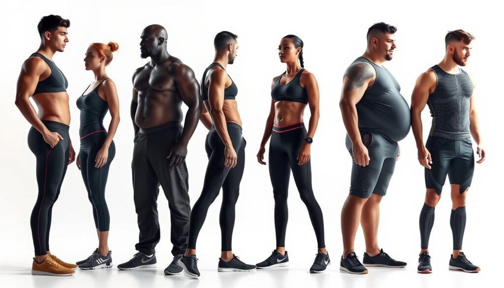 body frame size categories