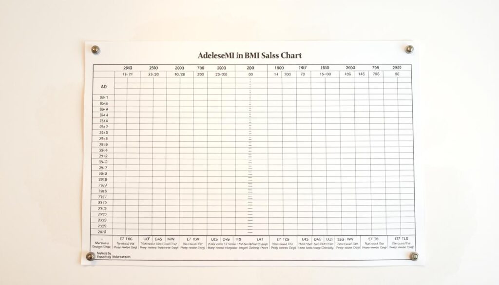 body mass index chart for adolescents