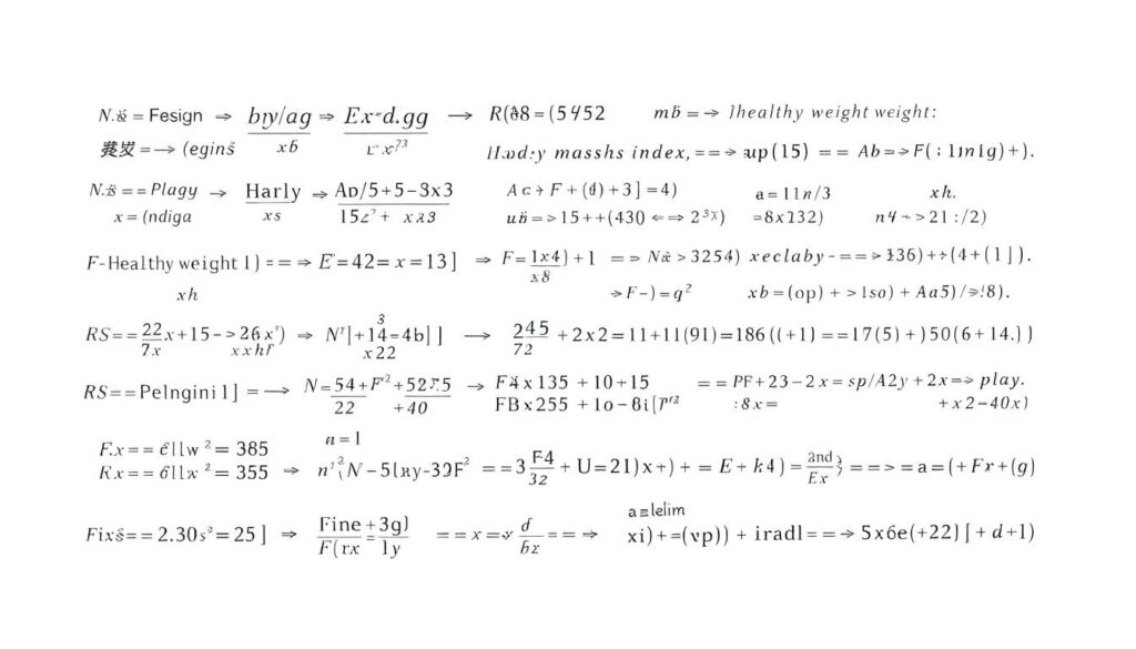 body weight formulas