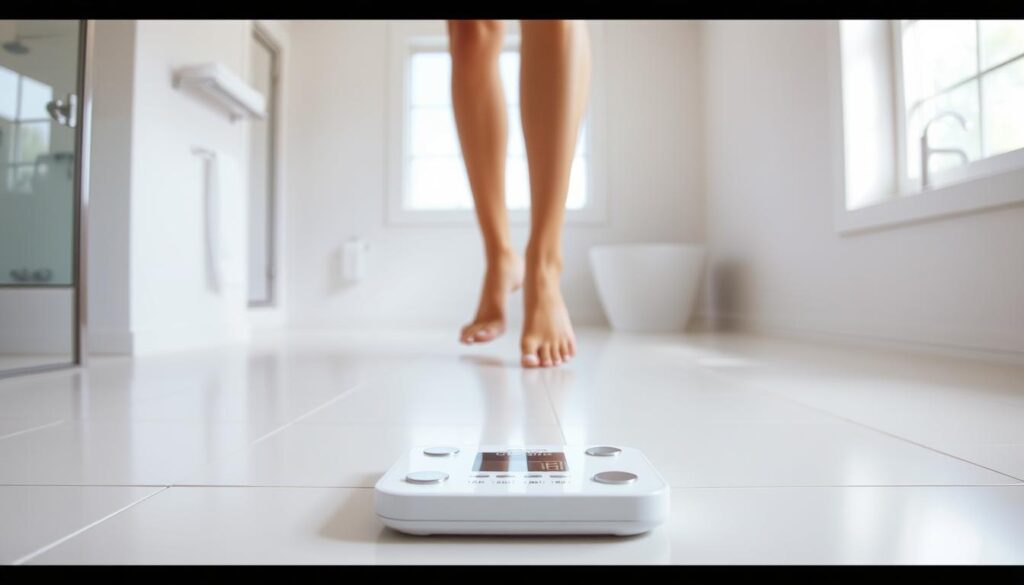 consistent weigh-in routine