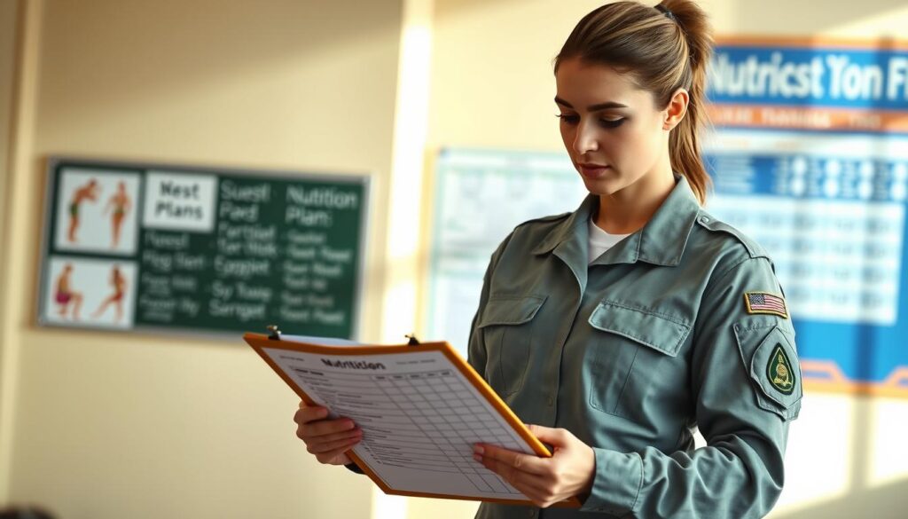 female soldier nutrition plan