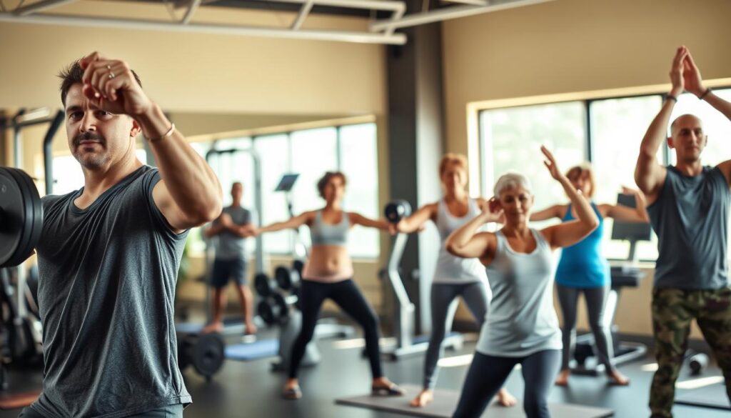 fitness program for middle-aged
