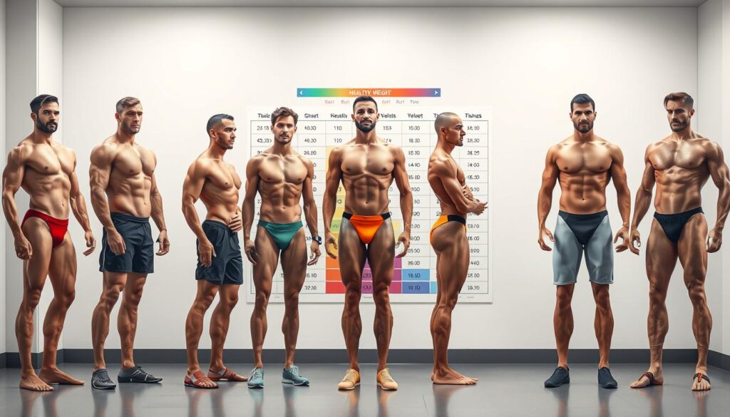 healthy weight ranges for athletes