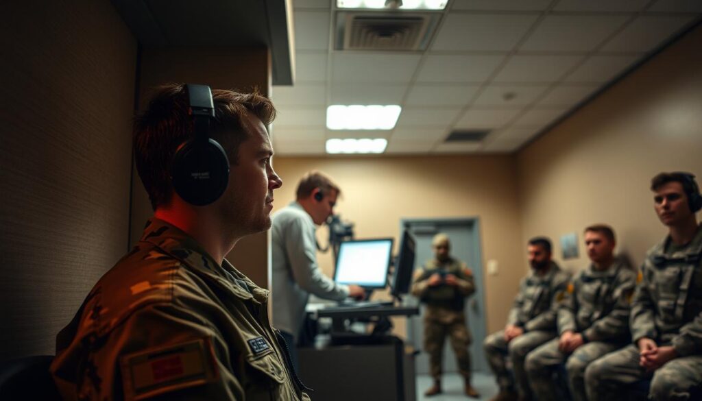 hearing tests for soldiers
