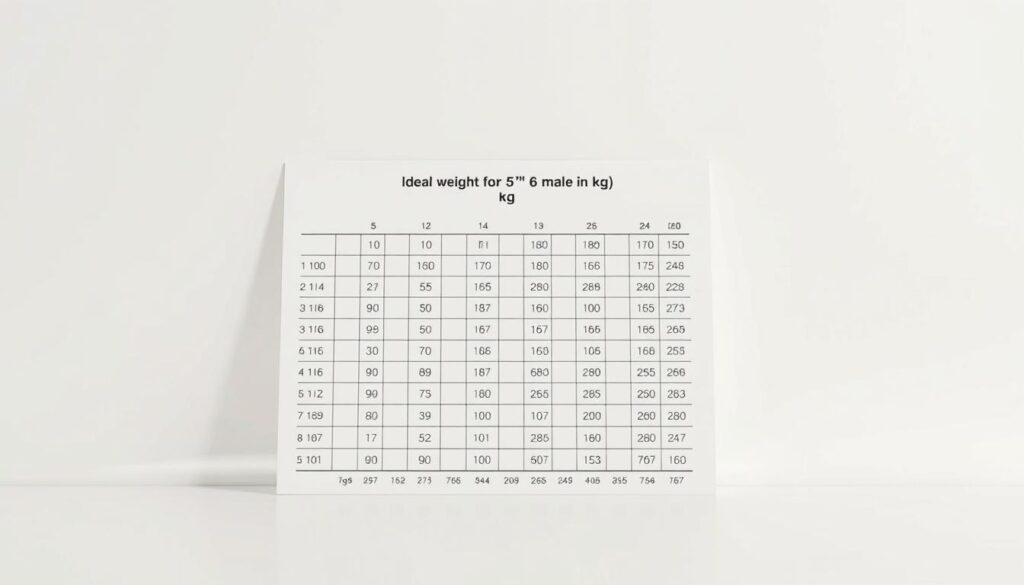 height weight chart analysis