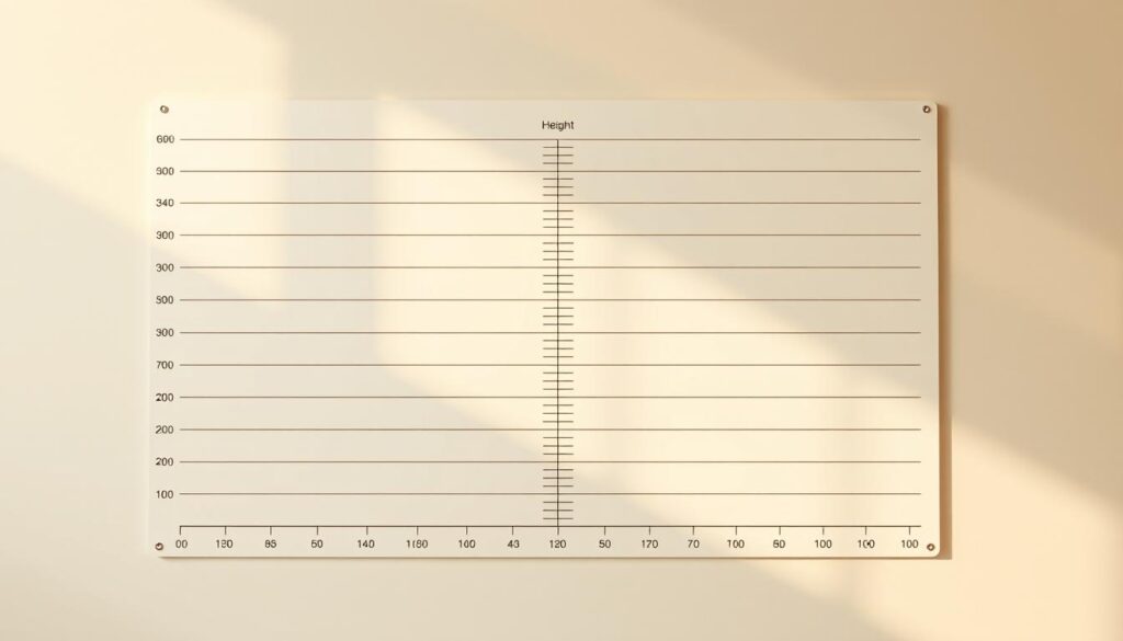 height-weight chart steps