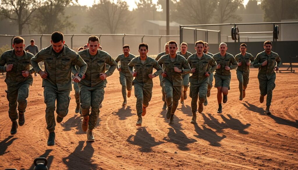 military fitness training