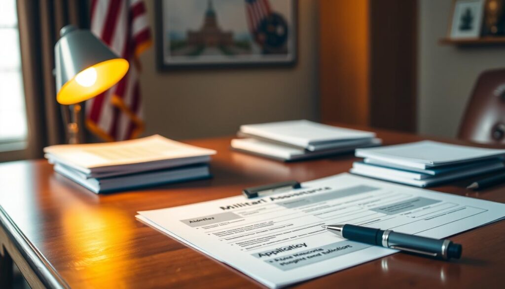military rental assistance application process